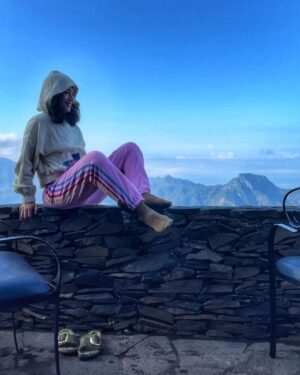 Nia Dinata Instagram - Rejoicing the beautiful mount Inerie (Mother Mountain)of Bajawa✨Flores, terutama Bajawa, dari dulu selalu punya tempat khusus di hati ku. Orang lokalnya begitu tulus dan hangat. Bahagia merasakan komunitas lokal membangun, memelihara penginapan dan restorannya yang super otentik💓 @manulalujungle bangga tinggal di sini #bukanendorse #bestkeptsecret #bajawaflores #supportlocal oh ya..suka sekali dgn hoodies dan joggerpants baru dari @lekatdua @lekatofficial juga bukan endorse, tapi sayang adik sepupu  #sisterhood