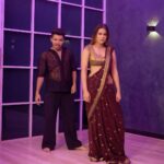 Nia Sharma Instagram - Power surge be like💥 Studio: @byou.in Dancing with @yashhkanojia_ Shot @zshaikh_official Edit @akash.yadav7245 Creds @sagarika_kcds 🙌