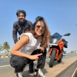 Nia Sharma Instagram - Sunday Morning Rideeee Scenes My way or The Highway 🛣️…. @vinayyshrma Bangalore, India