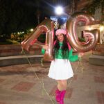 Nia Sioux Instagram - the yard just got a whole lot prettier💕💚 #alphakappaalpha #alphagamma UCLA