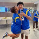 Nia Sioux Instagram - first rams game was a success🏈💙💛 SoFi Stadium