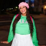 Nia Sioux Instagram - the yard just got a whole lot prettier💕💚 #alphakappaalpha #alphagamma UCLA