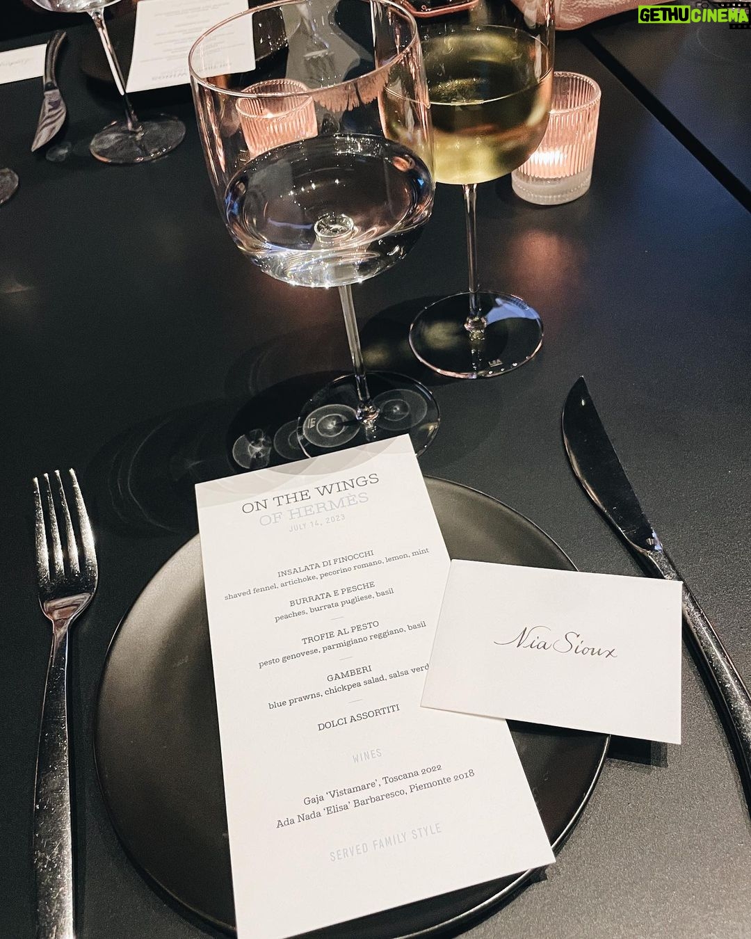 Nia Sioux Instagram - It was an honor attending the On the Wings of Hermes performance and lunch. Such a creative and beautiful experience. Thank you @hermes for having me🤍