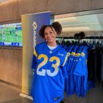 Nia Sioux Instagram - first rams game was a success🏈💙💛 SoFi Stadium