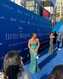 Nia Sioux Instagram - such a magical night🧜🏽‍♀️ @disneylittlemermaid Dolby Theatre, Hollywood