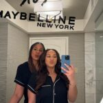 Nia Sioux Instagram - Getting ready for the big game with my mom and @maybelline @cvspharmacy #MaybellinePartner 🤍