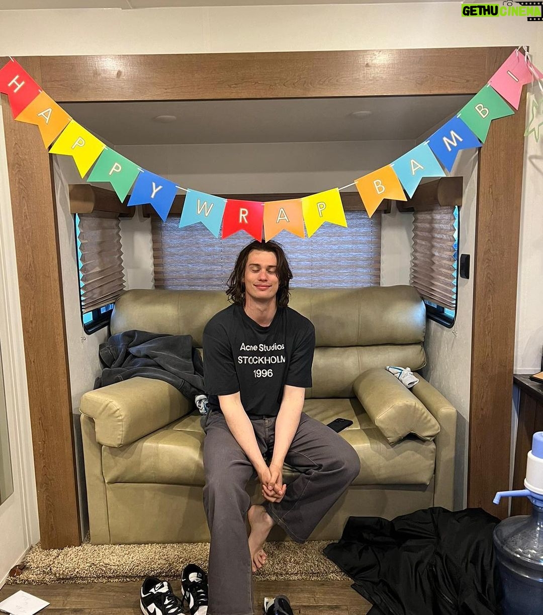 Nicholas Galitzine Instagram - That’s a WRAP on Mary & George. The last 6 months have been an adventure - broken ankles, horse rides, mountain climbs, dances, sexy times….and I’m blessed to have spent it with some of the most incredible, talented, hardworking people I’ve ever met. George Villiers has been a thrill to play, and I can’t wait for you all to meet him.