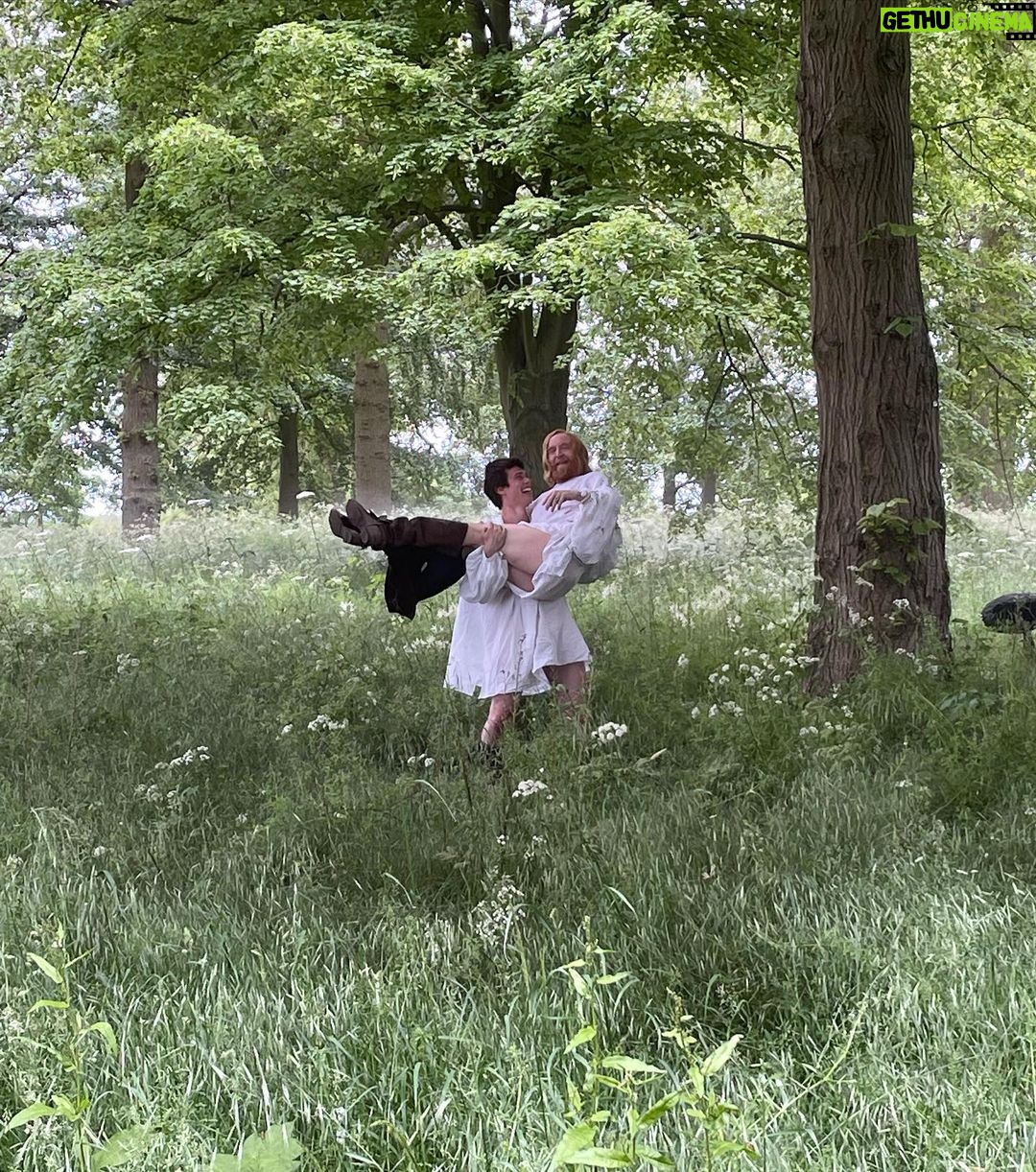 Nicholas Galitzine Instagram - That’s a WRAP on Mary & George. The last 6 months have been an adventure - broken ankles, horse rides, mountain climbs, dances, sexy times….and I’m blessed to have spent it with some of the most incredible, talented, hardworking people I’ve ever met. George Villiers has been a thrill to play, and I can’t wait for you all to meet him.