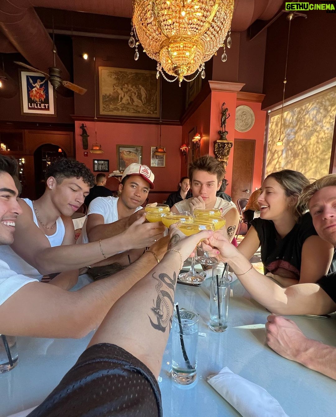 Nicholas Galitzine Instagram - Last night these lil mates wrapped on our movie. I can’t wait for you guys to see their incredible work. You’ve made my experience such a joy and I’m going to be completely lost without you. You’ll be seeing A LOT more of them on my page @danivitale @scott_myrick @jaidenanthonyy @itsslavik @dakotaadan and Raymond, I love you all.