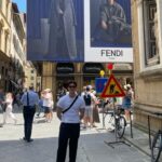 Nicholas Galitzine Instagram - Fendi boy had a fun weekend @silviaventurinifendi delivered a stunning collection I can’t wait to wear. So proud to represent this brand. Coming to a city near you… #FendiSS24 @silviaventurinifendi @fendi @delfinadelettrez