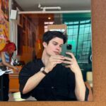 Nicholas Galitzine Instagram - Back to (almost) black