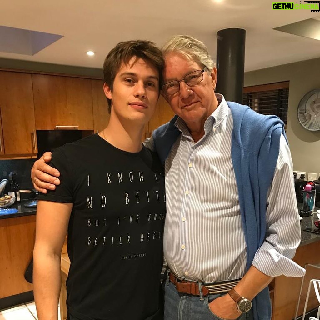 Nicholas Galitzine Instagram - To the man that raised me, drove me to rugby fixtures around the country, let me pilot a plane when I was 9, convinced me to go to the audition for the play where I’d get scouted and start a career as an actor, HAPPY FATHERS DAY!! Your courage and your drive inspire me more then you know. You’ve been there for me every step of the way and I couldn’t wish for better. Love you Big G. 👨‍👦