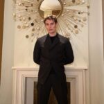 Nicholas Galitzine Instagram - @thecraftmovie is out in 3 DAYS! Had so much fun doing press yesterday. Thank you to @dior for dressing me.