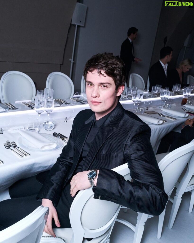 Nicholas Galitzine Instagram - Had a lovely evening with the @omega family. #AquaTerraShades