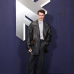 Nicholas Galitzine Instagram - What a wonderful weekend in Milan with the @fendi family. Congratulations @silviaventurinifendi on your stunning collection. #FendiAW23 #fendi