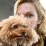 Nicholle Tom Instagram - I’m my mommy’s new mask! She says I’m just as good as any #N95 except for my fur going up her nose when she breathes… #NOTCDCapproved #day54 #365daysofchesty @chestychew