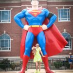 Nicholle Tom Instagram - Have a #Super Duper weekend! Xo #SuperGirl #Metropolis #Illinois #SupermanCelebration #DC #metropolis #supergirl #superman #superhero #superdog #truth #justice #theamericanway