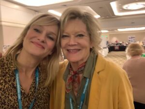 Nicholle Tom Instagram - I love how magical life is—nobody knows this— but #DebraMay and I are related & randomly the universe sat us next to each other today. My mom always said we looked alike! I have to agree!:) @deborahdelhoyo