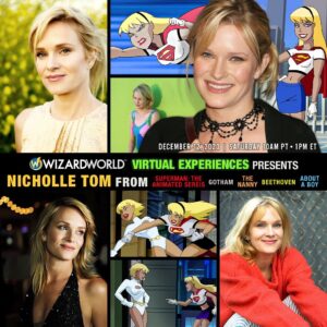 Nicholle Tom Instagram - Super excited about this virtual meet & greet! Zoom over and join me along with these super  great folks #AndreaRomano @RealKevinConroy @thelorenlester @phillamarr & @RealJohnGlover for a FREE LIVE Q&A & more!

Attend Q&A SAT DEC 12 @ 10am PT/1pm ET!

🎟️wizardworldvirtual.com Dec 12-19 2020 #WizardWorldVirtualExperiences #DCVirtualExperiences #DCAnimated
