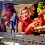 Nicholle Tom Instagram - Killer time working with all these whimsical feline’s & fella’s. An absolute pleasure! Can’t wait to see the magical, manic, madness, manifest on the big screen! #CultClassic #WhatTheCatSawStaysWhatTheCatSaw #Margaritas #RasberryPuree #PoolsideMargs #ThatsAWrap #AileenWurnos #SerialKillerParty #AlliterationLover
