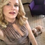 Nicholle Tom Instagram - I was like… OMG… who is this girl?! With her beautiful dog? That’s you Nicholle! Are you kidding me? #prepandemic #throwbackthursday #wishistillhadthatdress @chestychew