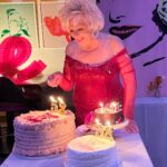 Nicholle Tom Instagram - #TBT to @official_renee_taylor ‘s 90th Birthday Extravaganza! I still can’t believe that spring chicken is 90! &&& she’s headed to Broadway! May we all be as inspiring, energetic and youthful as she! It was an enchanting evening and I absolutely loved catching up with some very familiar faces. Everyday is a good day to celebrate the beautiful and talented Renée Taylor! #HappyBirthday #SpringChicken #TVFamily #TheNanny Columbus Circle