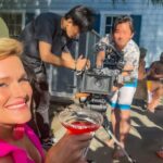Nicholle Tom Instagram - Killer time working with all these whimsical feline’s & fella’s. An absolute pleasure! Can’t wait to see the magical, manic, madness, manifest on the big screen! #CultClassic #WhatTheCatSawStaysWhatTheCatSaw #Margaritas #RasberryPuree #PoolsideMargs #ThatsAWrap #AileenWurnos #SerialKillerParty #AlliterationLover