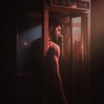 Nick Bateman Instagram - The Last Call. @Nick__bateman by @justinwu DP @sandteaeggo⁣ Location @NeonDemonStudio⁣ ⁣⁣⁣⁣ #Cinematic #Portrait #NickBateman #PhoneBooth