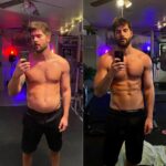 Nick Bateman Instagram - January vs Today. On the left probably the most out of shape that I’ve felt in a long time, post Holidays and recovering from Covid-19. Thankful to be back on track mentally and physically. 👊🏼 Los Angeles, California