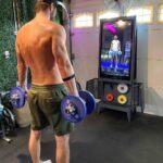 Nick Bateman Instagram - 2 weeks in and I’m getting slightly addicted to this thing... @tempo studio can track your motion, count your reps, and correct your form in both live & on-demand classes with a live leaderboard. 🤤 @Tempo studio #TempoPartner Los Angeles, California