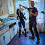 Nick Groff Instagram – When skeletor tries to grab my woman at a haunted location! SWIPE TO WITNESS SKELETON PUNCH-OUT!
@tessagroff_