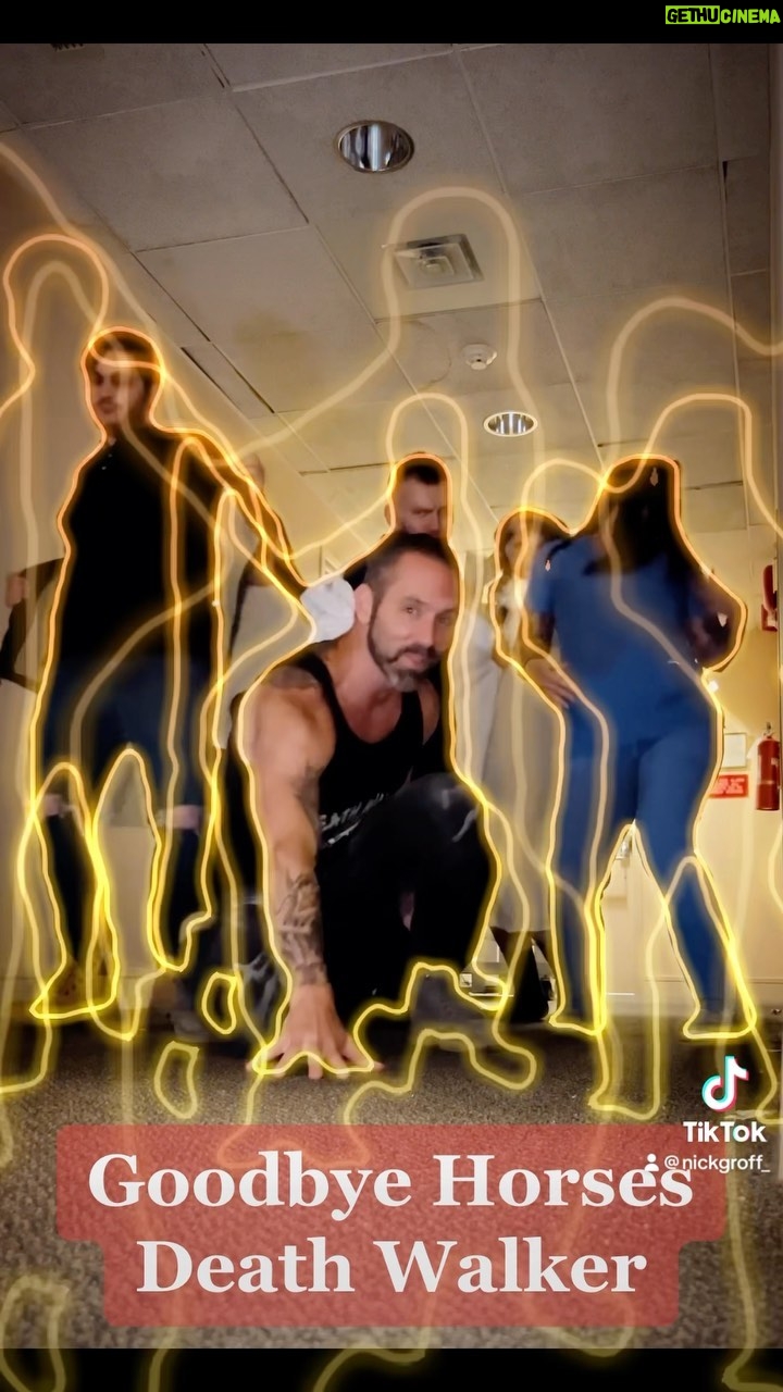 Nick Groff Instagram - What is a badass film crew? #goodbyehorses #music #dance #fyp #nickgroff #fun #sing #viral #reels #goodbyehorsesdance DEATH WALKER 24/7!