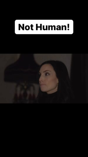 Nick Groff Instagram - The silence and look…after my Italian wife @tessagroff_ says “It’s Not Human”! 😂 😆 👿 🔥 Sh_t got real fast in this investigation!