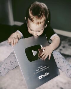 Nick Groff Instagram - Luciano loves our YouTube 100,000 sub! Follow & subscribe to our YouTube channel. Link in bio. #groffadventures #youtube #grofffamily @tessagroff_