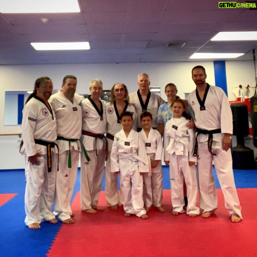 Nick Groff Instagram - Took my kids to @utkdorg in Pelham, NH…where I learned as a kid! My old stomping ground. All the kids had a great time and did incredible!! Teaching our next generation self defense and focused energy ❤️ #taekwondo #grofffamily @tessagroff_ Thank you to the United Tae Kwon Do, Inc. for opening your doors for us! If in the area stop by and checkout the location for classes! Have a great weekend!