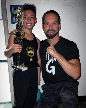 Nick Groff Instagram - What an incredible day for our boy Gian! WON fight of the night and big win for his boxing match! Thanks @sugarashadevans for coming out to support! Watch the knock-down video! 🔥 #boxing #win #boxer @casalsboxingclub @tessagroff_