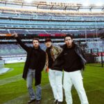 Nick Jonas Instagram - A dream come true playing @metlifestadium last night with my brothers. Forever grateful. Special shoutout to @perfectmomentsports for bringing the heat when I needed it the most 😂 MetLife Stadium