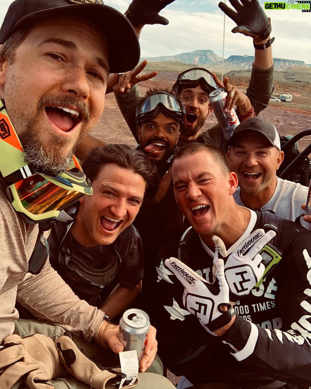 Nick Zano Instagram - HEADLINE: Six of us went in and all six came out. Amazing trip to celebrate @reid_carolin ...so many stupid things attempted mostly all achieved. Thank you @southernutahadventurecenter you guys are dirt angels... Utah