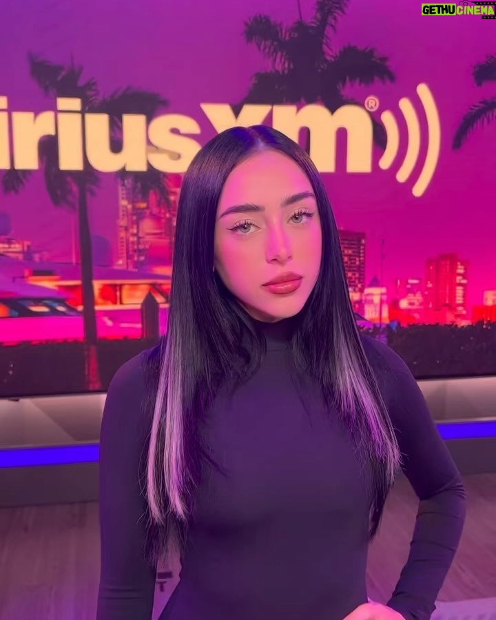 Nicki Nicole Instagram - en casaaa @siriusxm 💕💕💕💕💕💕💕💕💕 Miami, Florida
