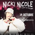 Nicki Nicole Instagram - URUGUAY! 🇺🇾 No doy más de la felicidad de volver a verlos de nuevo, esta vez con un show propio para abrirles mi ALMA 🤍 Los espero para una noche hermosa el 14 de octubre en el antel arena! va a ser único 💖😍😍 Las entradas salen a la venta ESTE JUEVES a las 10hs en https://www.antelarena.com.uy/events/detail/nicki-nicole 😍 Uruguay - Montevideo