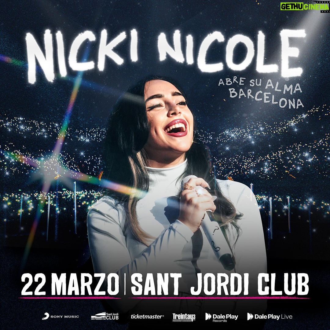 Nicki Nicole Instagram - MI GENTE DE ESPAÑAAAAA🇪🇸😍 CONTANDO LOS DIAS PARA VERNOS EN EL WIZINK Y EL SANT JORDI ♥️ LOS AMO CON TODO MI CORAZÓN💝💝💝 vas a venir si o no? 🎫TICKETS: https://www.ticketmaster.es/search?keyword=nickinicole España