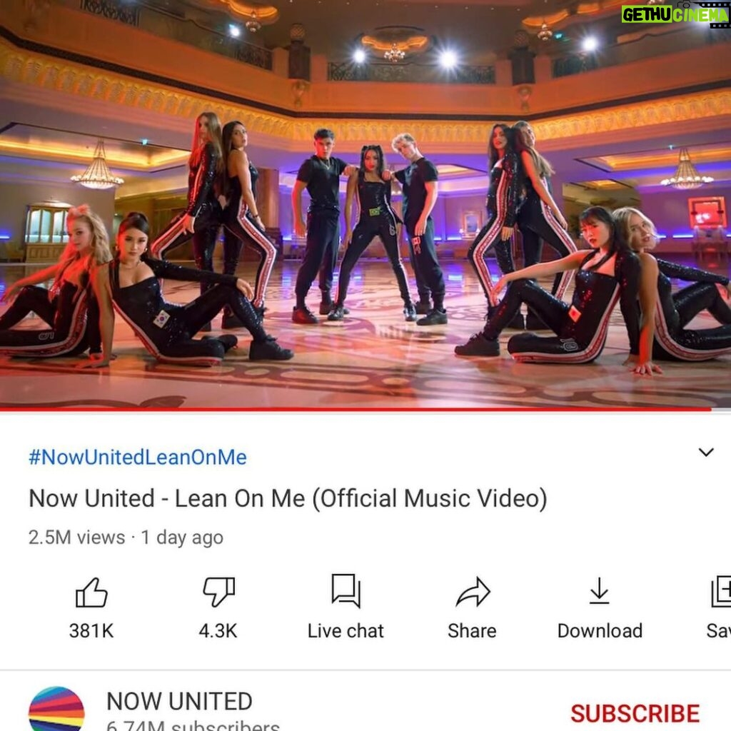 Nicky Andersen Instagram - Wait what!? 2.5 million views in 1 day 😍 What is your favorite part of the music video? #nowunitedleanonme Emirates Palace Mandarin Oriental, Abu Dhabi