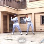 Nicky Andersen Instagram - We did this fun little choreography for you all to learn💙Go check our FREE tutorial on @timorworld 's IGTV!⁣ ⁣ We are doing this to support everyone at home during quarantine! #quarantinesupport @nextdancewave⁣ ⁣ @timorworld gives everyone the chance to dance at home during this quarantine. He uploads a new online dance tutorial on his IGTV everyday at 3pm. There are 10+ videos online already. Different styles and different teachers! Go check them out! Thnx @nextdancewave for including us in the movement.