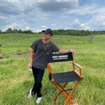 Nicky Andersen Instagram - If you had told little Nicky from a small town in Denmark that someday he would’ve his own chair on a movie set, he wouldn’t have believed you🥺❤️ #grateful #netflix @msaagency Netflix