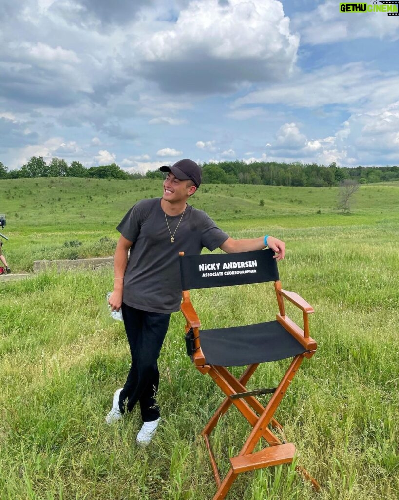 Nicky Andersen Instagram - If you had told little Nicky from a small town in Denmark that someday he would’ve his own chair on a movie set, he wouldn’t have believed you🥺❤️ #grateful #netflix @msaagency Netflix