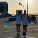 Nicole Kornet Instagram - Heather & Heidi take on the @bigshotseries premiere. The Grove Beverly Hills