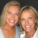 Nicole Kornet Instagram - My mom moved to LA when she was 21 to sign her first record deal after she finished touring in Japan as a backup singer and dancer for a Japanese pop star. That sentence never sounds any less crazy the more I say it. The woman has done it all. She took me to get my first official headshots when I was 8. They hang above my bed in my childhood bedroom. My second headshots are pictured here— days after I wrapped my first big movie. The apple doesn’t fall far from the tree. Thank you, momma, for leading the way, blazing the trail, and keeping this obvious love connection between you and Will Ferrell buried deep in the archives for dad to never find. #Eleven #GotIt