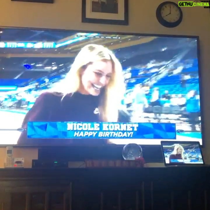 Nicole Kornet Instagram - My coach just sent this to me. I had never seen the TV version before. Games without fans means no Super Shot. And no Super Shot means no chance to take back what was once mine! I couldn’t redeem the car because the contract stated I had to be four years removed from basketball. Well, four years have come and gone now, baby! Let’s win some Kias. #GoBruins #iKia Pauley Pavilion