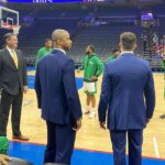 Nicole Kornet Instagram - I’ve always loved the entertainment industry. Sure, Blake Lively may be a big reason for that, but how does a little ole bball player from Lexington, KY break in?? “Hustle” was my first behind-the-scenes gig working as a basketball coordinator. Some highlights? I got to cast my dad as the Head Coach of the Boston Celtics. I got to meet my best friend, Oliver, and explore the city of Philly for 8 months together. I got to cast an awesome group of basketball players from across the country who had their dreams come true playing under Coach Sandler. This little ole bball player from Lexington even got thrown a line. Making movies is no cake walk, but it’s my dream job, and I will continually be thankful for the gift that was UCLA, the game of basketball, and…yeah I’ll say it…Blake Lively. Philadelphia, Pennsylvania