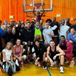 Nicole Kornet Instagram - Got lost on the set of Barbie with Margot Robbie and ended up shooting White Men Can’t Jump 2. Coming May 19! Venice Beach, California